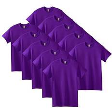 Gildan Men's G5000 Heavy Cotton T-shirt 10-pack - Purple