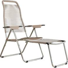 Fiam Chaise Longue Spaghetti avec Repose-Pieds Grey