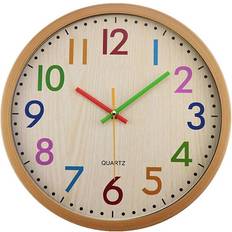 Tlily Silent Non Ticking Kids Wall Clock