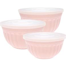 Greengate Skålar Greengate Skålset Med Lock Alice 3-set Pale Pink Skål