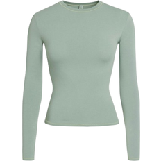 SKIMS Cotton Jersey Long Sleeve T-shirt - Mineral