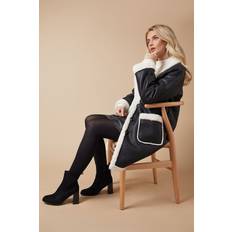 Faux Leather Boots Oasis Maria Faux Suede High Block Heel Chelsea Boot - Black