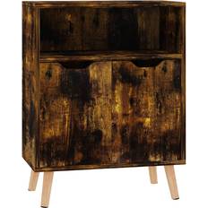 vidaXL Engineered Wood Smoked Oak Sideboard 60x72cm