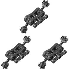 Jojomino 3X Double 1/4 Ball Adapter Magic Arm Crab Clamp