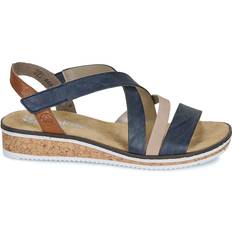Rieker Damen Sandalen Rieker V3663-91 Sandal - Blue
