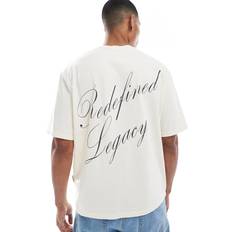 Redefined Rebel Oversized T-shirt Med Motivprint - Hvid