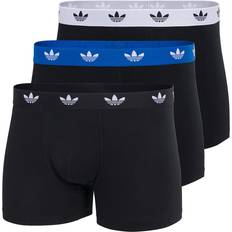 Adidas Men Men's Underwear adidas Originals 3 Pack Comfort Flex Cotton Trunks - Black/Blue/White