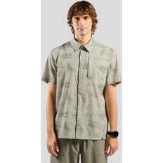 Beige - Hiking Shirts Odlo Essential Print Shirt - Grey