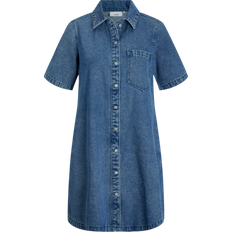 JJXX Amara Denim Dress - Medium Blue Denim