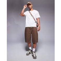 Bershka Bruna Shorts Bershka Baggy Jeansshorts - Chokladbruna