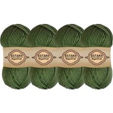 Yarn & Needlework Supplies Estako Megastar 4 Skeins Pack Wool Yarn