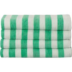 Nordstrand Home Cotton Badehåndklæde Grøn, Hvid (200x100cm)