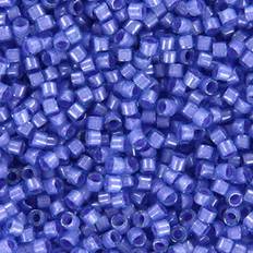 Blå Glasperler Miyuki Delica Beads Ausgefallene Lavendel