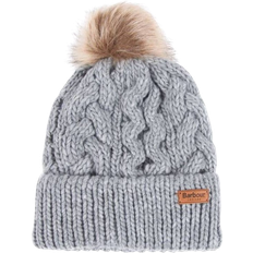 Mössor på rea Barbour Penshaw Cable Knit Beanie - Grey