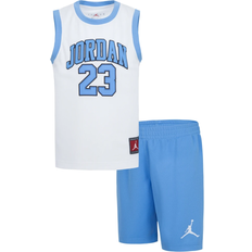 Nike Little Kid's Muscle Tank & Shorts Set - University Blue (857559-B9F)