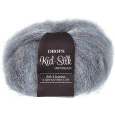 Drops Design Kid Silk Uni Colour Blue Wind 210m