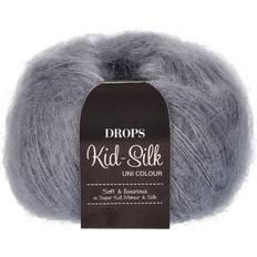 Drops Design Kid Silk Uni Colour Grey 210m