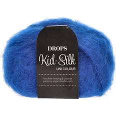 Drops Design Kid Silk Uni Colour Cobalt Blue 210m