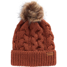 Barbour Penshaw Cable Knit Beanie - Warm Ginger