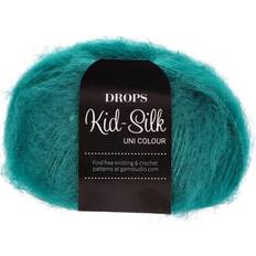 Drops Design Kid Silk Uni Colour Petrol 210m