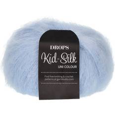 Drops Design Kid Silk Uni Colour Light Sky Blue 210m