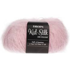 Drops Design Kid Silk Uni Colour Powder Rose 210m