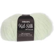 Drops Design Kid Silk Uni Colour Pistachio 210m