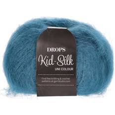 Drops Design Kid Silk Uni Colour Jeans Blue 210m