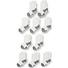 Amazon Cotton Long Socks 10-pack - White/Grey