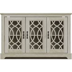 Metal Cabinets GFW Amelie Dusty Grey Oak Sideboard 116.2x74.5cm