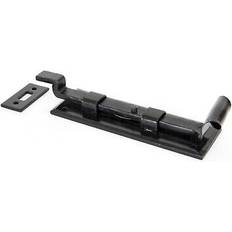 Black Door Latches & Bolts From The Anvil Black 6 Inch Cranked Door Bolt