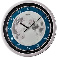 Seiko QXA831S Blue/Grey Wall Clock 40cm
