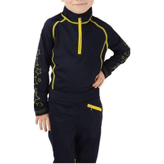 Hy Equestrian Stella Base Layer - Navy/Yellow
