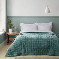 Dunelm Sammi Bedspread Blue (235x235cm)