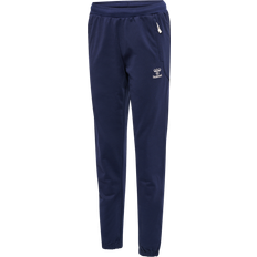 Hummel Move Grid Cotton Pants Woman - Navy