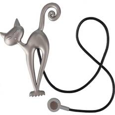 Mounts & Hooks for Curtains Kikidex Curtain Tiebacks Metal Cat Shaped Magnetic Clip