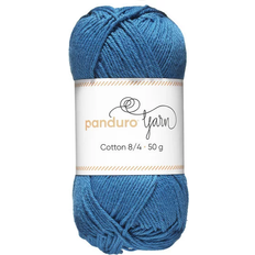 Panduro Garn Cotton 8/4 Blue 145m