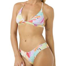 Multicoloured Bikini Bottoms Rip Curl Bas de Maillot de Bain Cala Vadella Cheeky Hipster - Grey