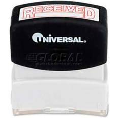 Universal Message Stamp Received Pre-Inked Re-Inkable