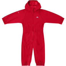 Polyurethane Rain Overalls Children's Clothing Trespass Babies Rain Suit Button - Blue (UTTP5013)