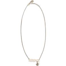 Versace Logotyp Hänge Halsband Med Medusa Charm