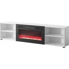 Halmar TV-borde Halmar RTV-skab Polo 200x33x50.5 Hvid Pejs Sort TV-bord