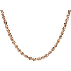 Italian Gold 16 Rope Chain Necklace 14K