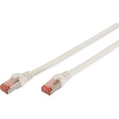 S ftp cat 7 Digitus CAT 6 S/FTP RJ45 - RJ45 M-M White 10m