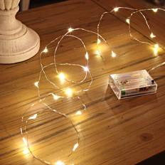 Temu Led Fairy Lights Battery Box Copper Wire String 2 5 10m Ljusslinga