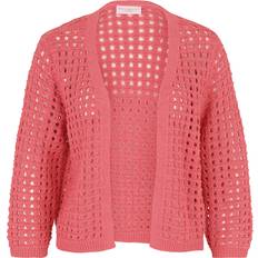 Betty Barclay Dame Trøjer Betty Barclay Casual Cardigan Med Effektgarn Uld - Lyserød