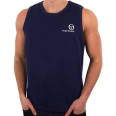 Cotton Vests Sergio Tacchini Vest Vintage T-shirt - Navy Blue