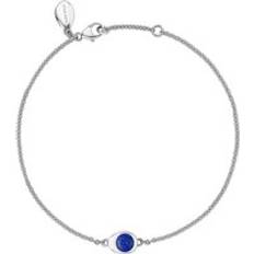 Sapphire - White Gold Bracelets Faberge Cosmic Curve Sapphire Chain Bracelet - White Gold Blue