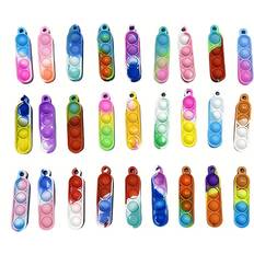 Temu 20-Pack Silicone Popper Fidget Toys