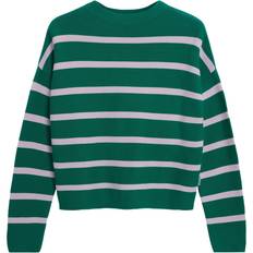 Ekologiska - Multifärgade Tröjor Armedangels Frauen Loose Fit Strickpullover - Mehrfarbig